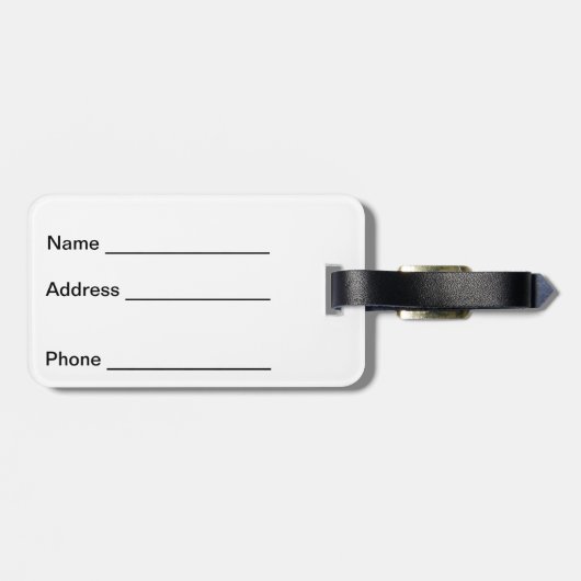 BLAUW MET  GOUDE CELTISCHE KENNIS BAGAGELABEL (Achterkant horizontaal)