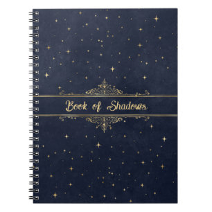 Blauw met gouden sterren Fancy Pagan Book of Shado Notitieboek