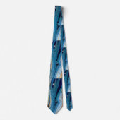 blauw met ingewanden stropdas (Voorkant)