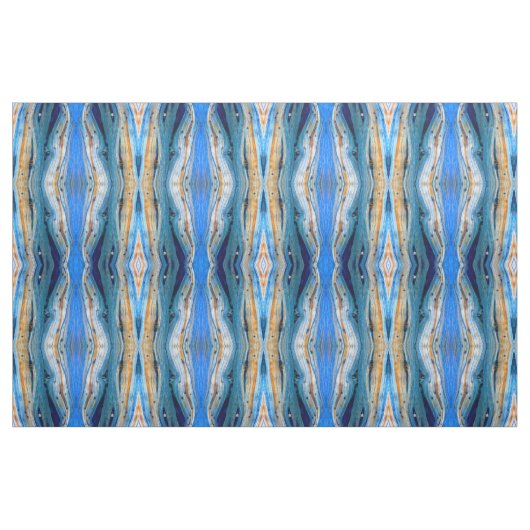 blauw met ingeweven scharnboard stof (Fat Quarter)