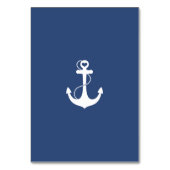 Blauw met rood ankernummer kaart (Achterkant)