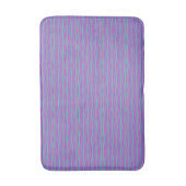 Blauw met Small Wavy Pattern Badmat (Voorkant Verticaal)