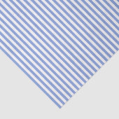 Blauw met wit gestreept weefselpapier tissuepapier (Detail)