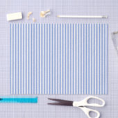 Blauw met wit gestreept weefselpapier tissuepapier (Craft)
