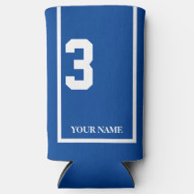 Blauw met Wit Paard 3 Zadeldoek Custom