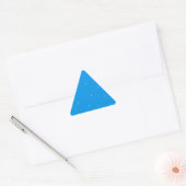 Blauw met witte stippen accessoires om aan te pass sticker (Envelop)
