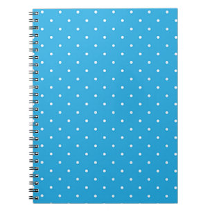 Blauw met Witte Stippen Notitieboek