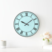 Blauw met zwart  Romeins cijfer Grote Klok (Huis)