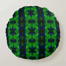 Blauw met 'zwevende' verstrengelde lijnen