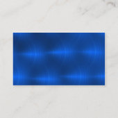 Blauw metaal visitekaartje (Achterkant)