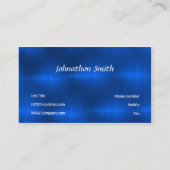 Blauw metaal visitekaartje (Achterkant)