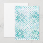 Blauw metaball patroon (Voorkant / Achterkant)