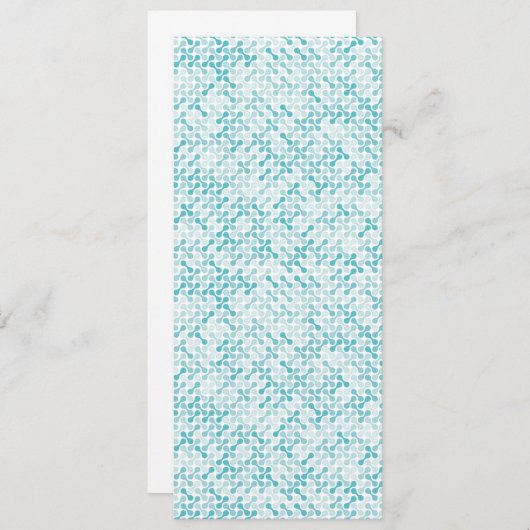 Blauw metaball patroon (Voorkant / Achterkant)