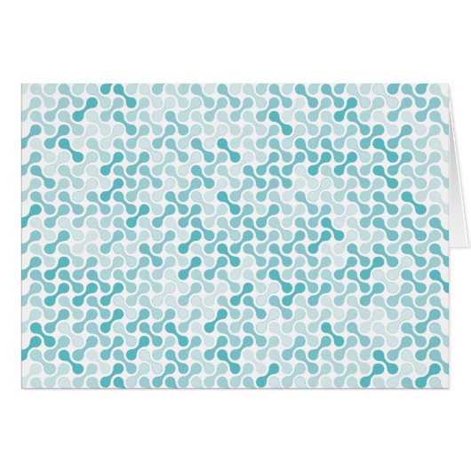 Blauw metaball patroon (Voorkant Horizontaal)