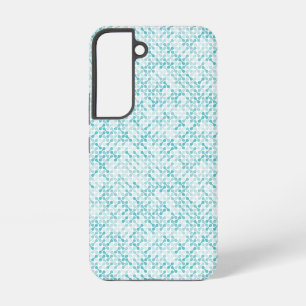 Blauw metaball patroon samsung galaxy hoesje