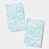 Blauw metabalpatroon badge (Voor- en achterkant)