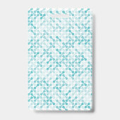 Blauw metabalpatroon badge (Achterkant)