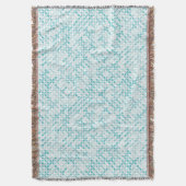 Blauw metabalpatroon deken (Voorkant Verticaal)