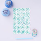 Blauw metabalpatroon flyer (Enkel)