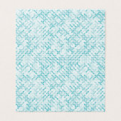 Blauw metabalpatroon kaart (Buitenkant ongevouwen)