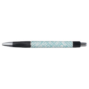 Blauw metabalpatroon pen