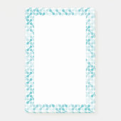 Blauw metabalpatroon post-it® notes (Voorkant)