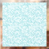 Blauw metabalpatroon raamsticker (Vel 2)