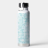 Blauw metabalpatroon waterfles (Rechts)