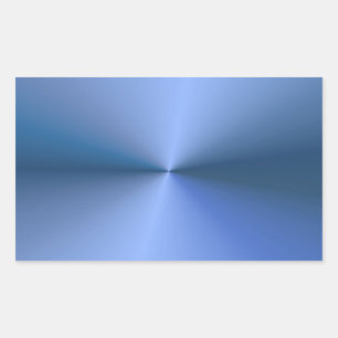 Blauw metalen uitzicht lege trendy sjabloon elegan rechthoekige sticker