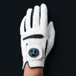 Blauw Metallic Folie Monogram Naam Sport Golf Handschoen<br><div class="desc">Blauwe Faux Metallic Folie RVS Elegante dames golfhandschoen. Deze Blauwe en Grijze Monogrammed Golfhandschoen kan worden aangepast om uw initiaal en voornaam op te nemen. Neem contact op met de ontwerper voor overeenkomende items.</div>