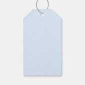 Blauw Metallic Roze Cadeaubijlage Cadeaulabel (Achterkant)