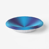 Blauw Metallic Texture Design Papieren Kommen (Gebogen)