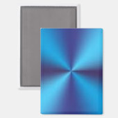 Blauw Metallic Textuur Design-47456 Magneet (Voorkant / Achterkant)