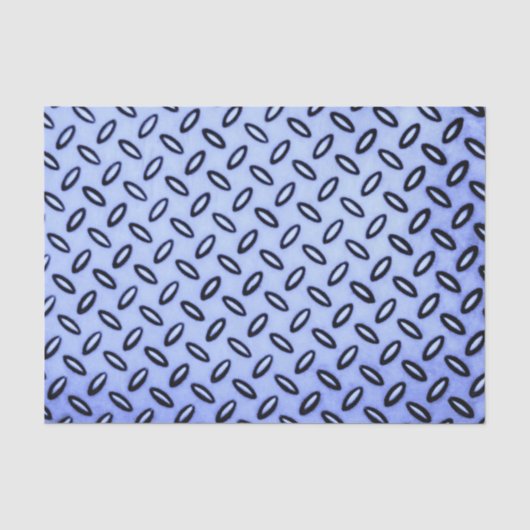 Blauw metallisch weefselpapier tissuepapier (Voorkant)