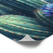 Blauw Mexicaans Stijl Quinceañera Aangepast Welkom Poster (Hoek)