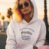 Blauw middelbaar schoolkoor  hoodie