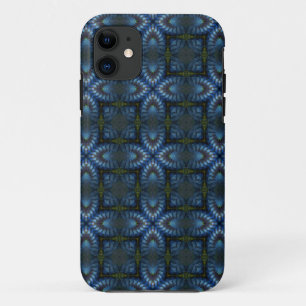 Blauw Middeleeuws Tapijtpatroon Koel iPhone 5 Hoes