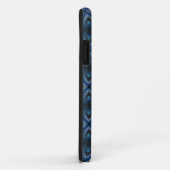 Blauw Middeleeuws Tapijtpatroon Koel iPhone 5 Hoes (Achterkant/rechts)