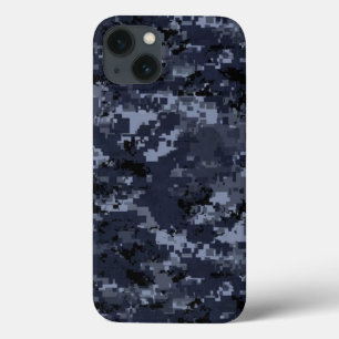 Blauw militair Camo Xtreme Tough iPhone 6/6s Hoesj iPhone 13 Hoesje