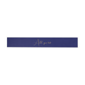 Blauw minimalistisch aangepaste naam (Individueel)