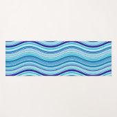 Blauw Minimalistisch Schoon Modern Kalmerend Yogamat (Voorkant (horizontaal))