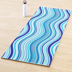 Blauw Minimalistisch Schoon Modern Kalmerend Yogamat