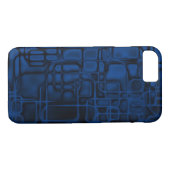 Blauw Minos Labyrint Case-Mate iPhone Case (Achterkant (Horizontaal))