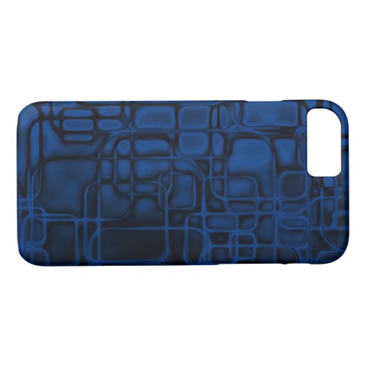 Blauw Minos Labyrint Case-Mate iPhone Case (Achterkant (Horizontaal))