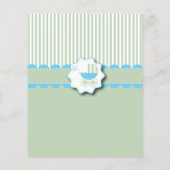 Blauw & Mintgroene Babywagen - Wat zit er in de Ta Flyer (Achterkant)