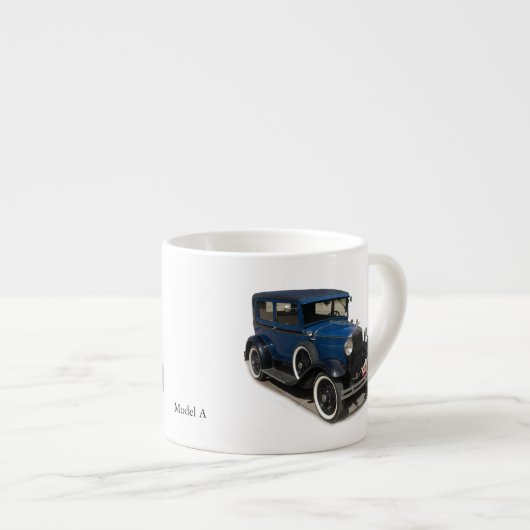 Blauw model A espresso-mok Espresso Kop (Voorkant rechts)