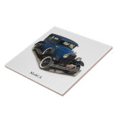 Blauw model A-tegel Tegeltje (Zijkant)
