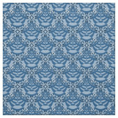 Blauw Modern Deco Groot Herhalingspatroon Stof (Swatch)