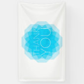 Blauw, modern, eenvoudig, elegant design van bedan spandoek (Verticaal)
