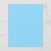 Blauw Modern Eenvoudig Elegant Professioneel Naam Flyer (Achterkant)